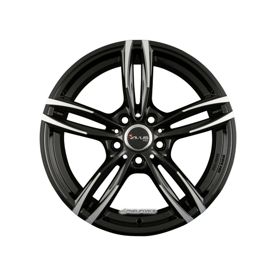 AVUS-RACING - AF15 BLACK POLISHED 8,5X19 5/112 ET:50 ML:5